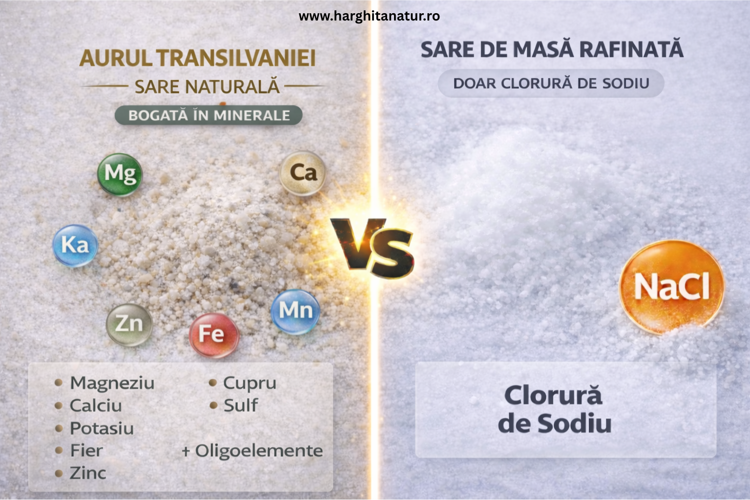 Sarea naturală vs sarea procesată: adevărul din spatele unui ingredient esențial