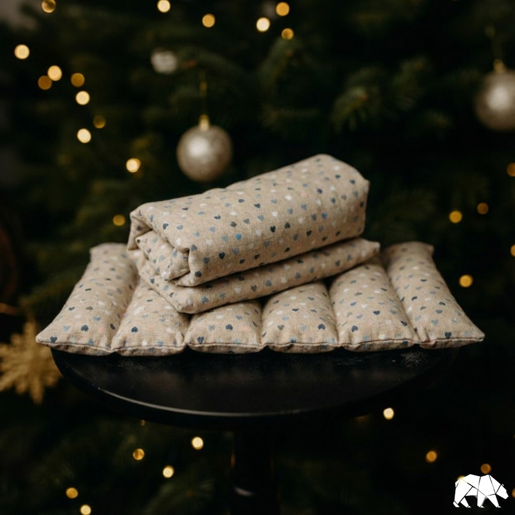 Pernă de sera modelabilă pentru adulţi cu sare din Praid, plante medicinale şi ulei esenţială de lavandă