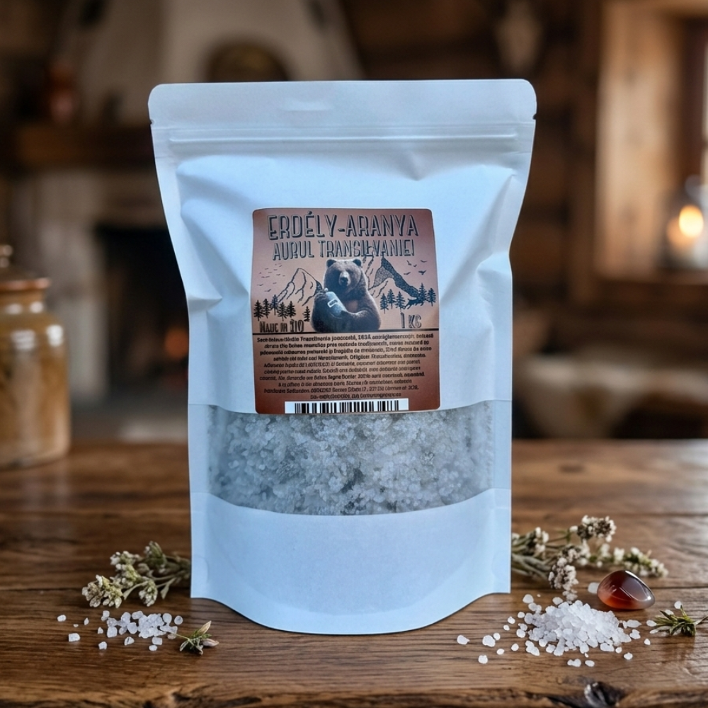 Sare Naturală, GRUNJOASĂ Neiodată și Fără Aditivi, 500g