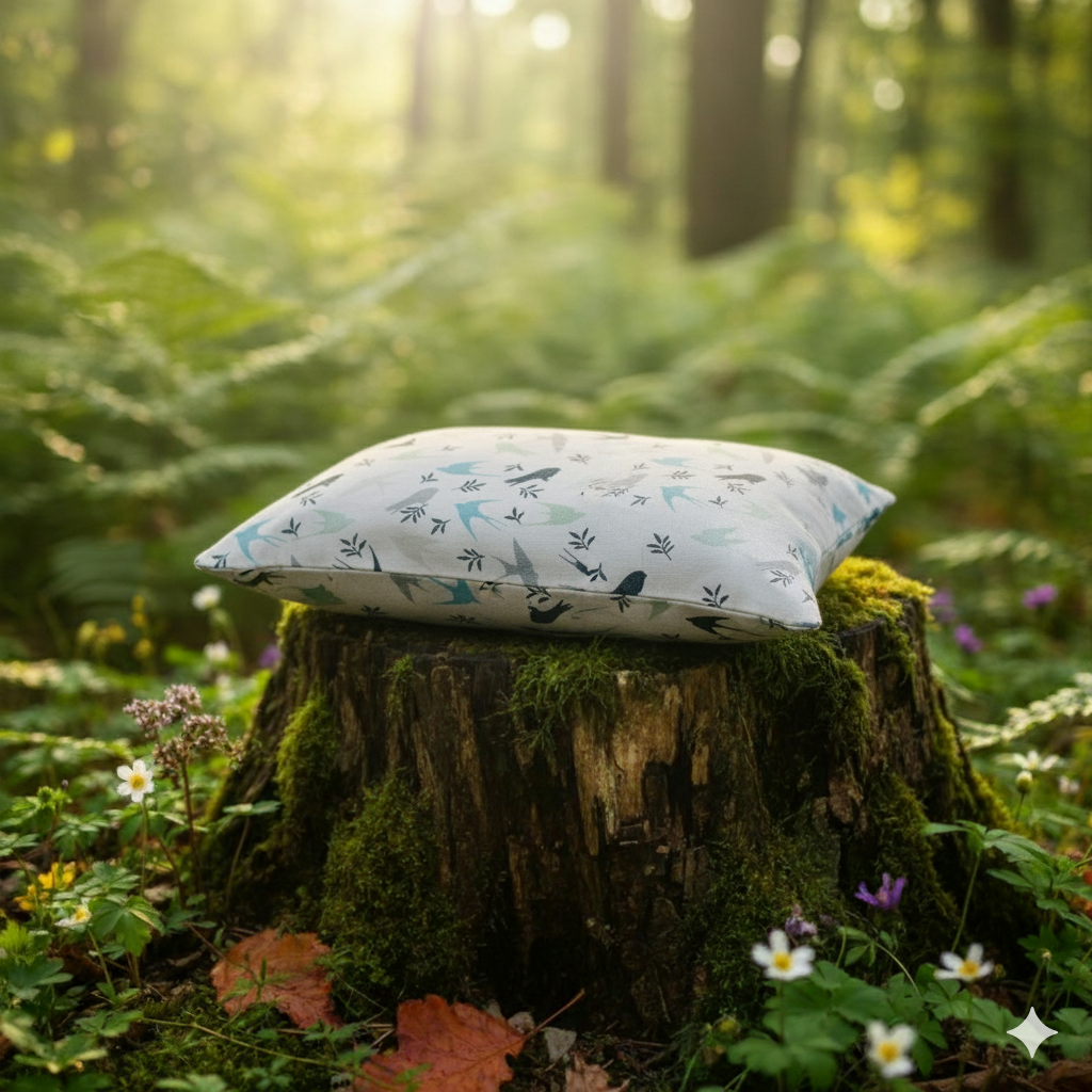 Pernă de sare RÂNDUNICĂ pentru adulţi cu sare din Praid, plante medicinale şi ulei esenţială de lavandă