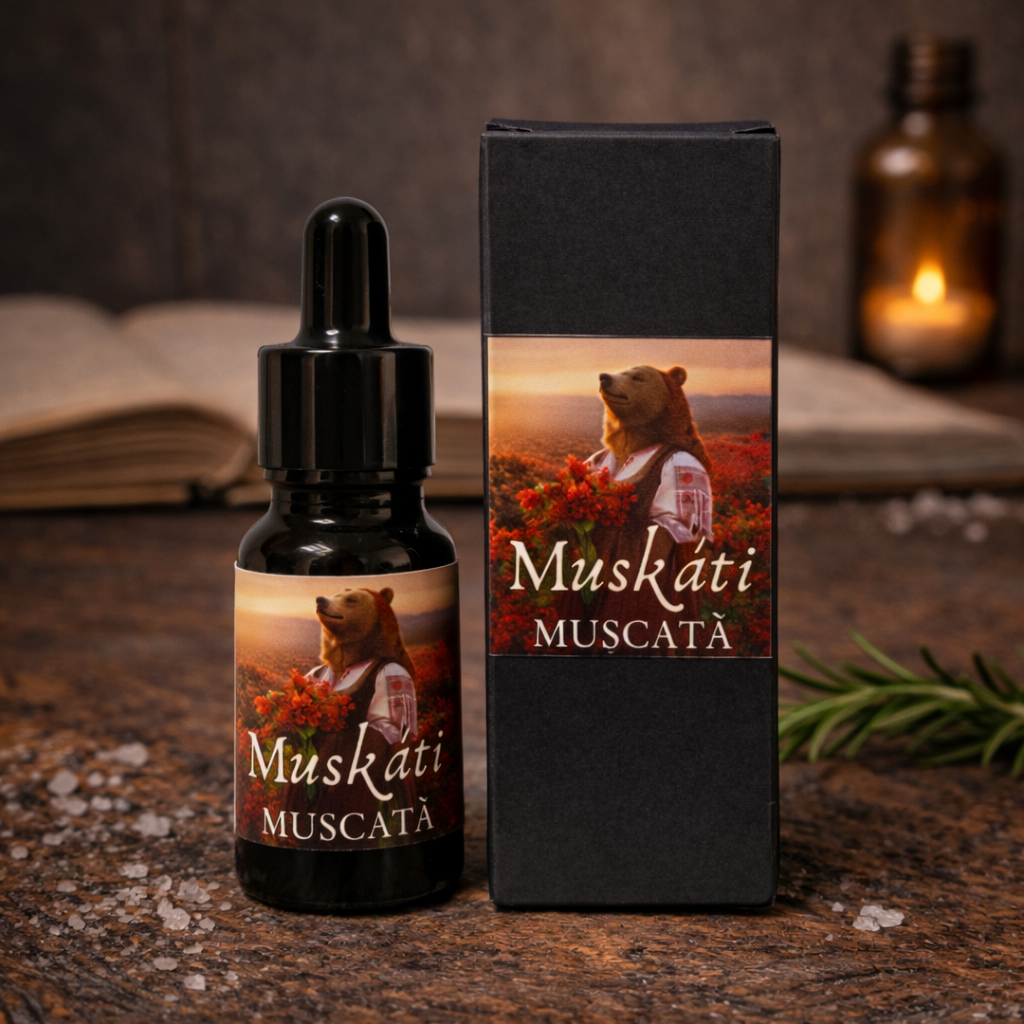 Ulei Esențial de Mușcată / Geranium (Pelargonium Graveolens), 100% Pur, 10ml